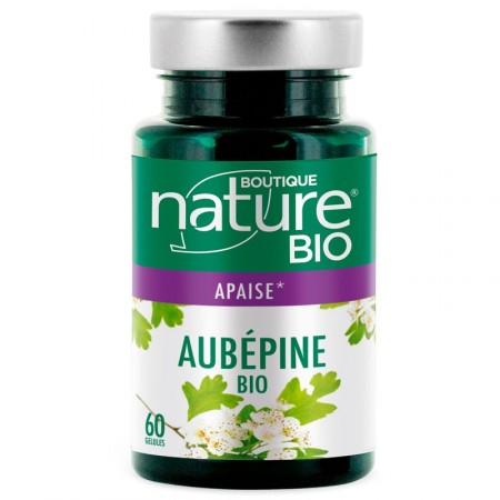 Aubepine - Angoisse nervosite 60 gelules - Boutique Nature