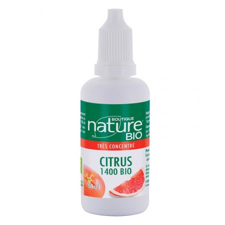 Citrus1400 bio Extrait de pamplemousse 50ml - infections - Boutique Nature