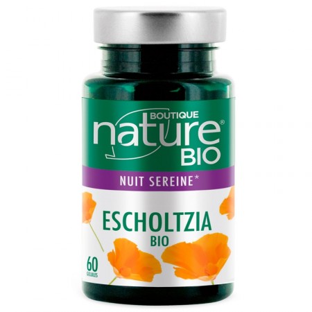 ESCHOLTZIA bio - Action relaxante - 60 gelules - Boutique Nature