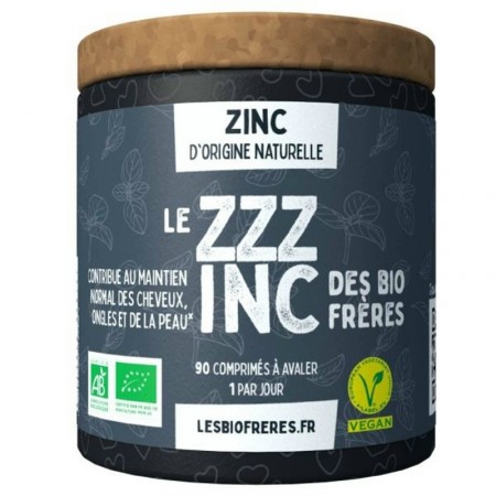 Le ZZZ inc - Zinc - cheveux peau cellules - Les bio Frères