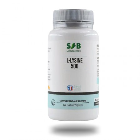 L-LYSINE - 500 - croissance des os et collagène - 60gél. - SFB