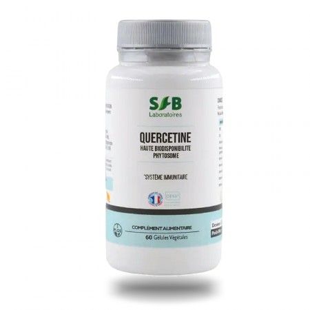 QUERCÉTINE activée phytosome + vitamine C et D - 60gél. - SFB