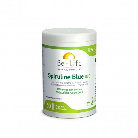 Spiruline bleue 30 gél. stress oxydant phycocyanine Be-Life BIO-LIFE