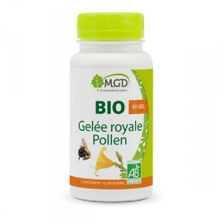 GELÉE ROYALE POLLEN bio - défenses naturelles 90 gél - MGD Nature