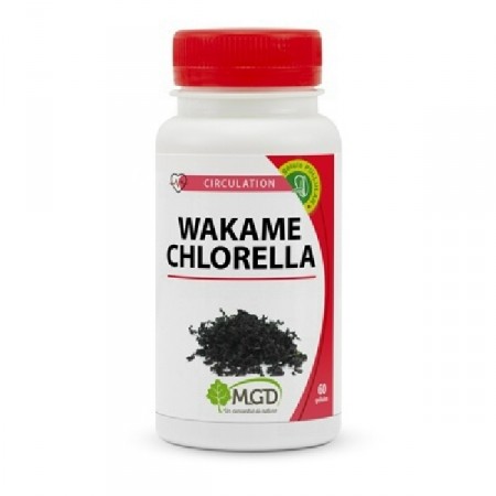 WAKAME + CHLORELLA cholestérolémie normale 60 gel - MGD Nature