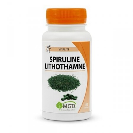 SPIRULINE + LITHOTHAMNE vitalité immunité 150 comp - MGD Nature