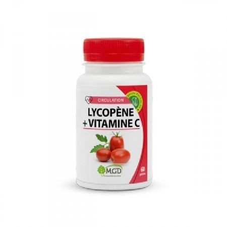 LYCOPÈNE + VITAMINE C - stress Oxydatif - 60gel - MGD Nature