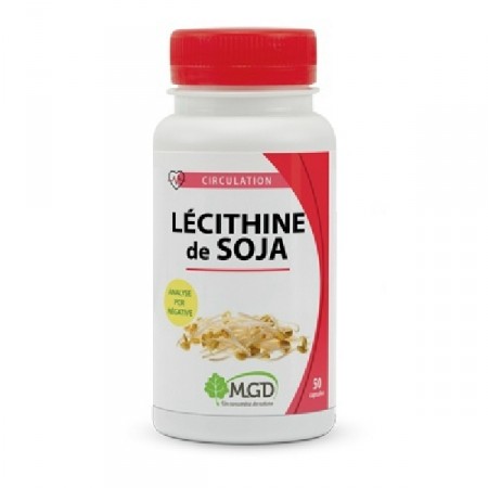 SOJA Lécithine - Cholestérol - 100 caps. MGD Nature