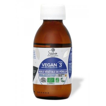 OMEGA 3 Perilla vegan - Huile végétale 125ml - Salvia