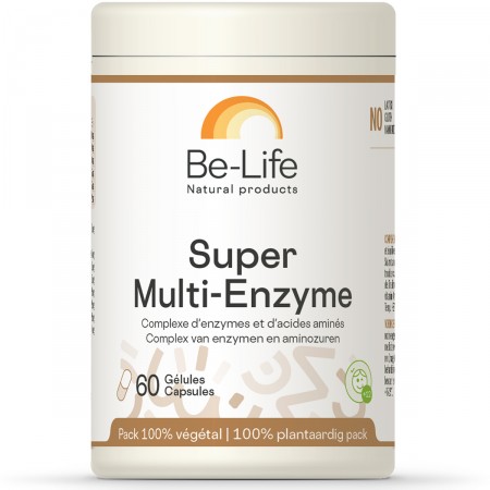 Super multi-enzyme 60 gél. soutien à digestion - Be-Life Par BIO-LIFE