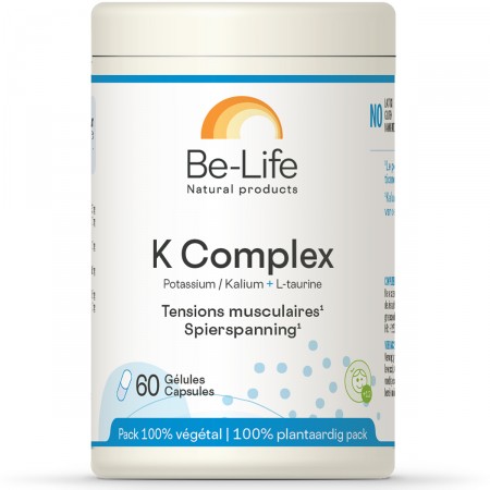 K complex (potassium) - soutien musculaire 60 gél - Be-Life BIO-LIFE