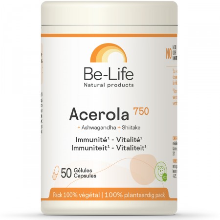 Acérola 750 renforce l'immunité - 50gel - Be-Life - Bio-life Par BIO-LIFE