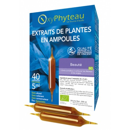 COMPLEXE BEAUTÉ OxyPhyteau - Peau, cheveux, ongles - Boîte de 40 amp.