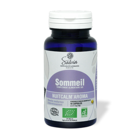 SOMMIEL NUITCALM'AROMA bio 40 capsules - Salvia