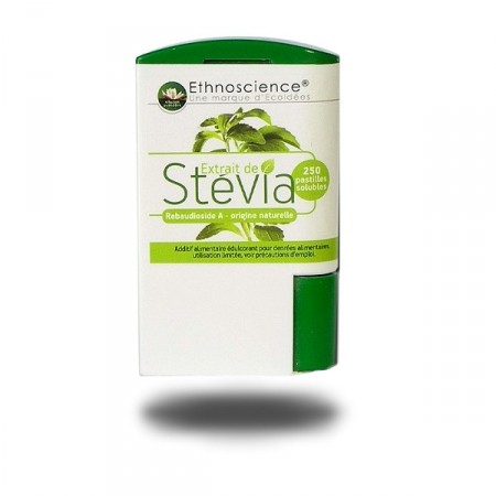 STEVIA- alternative au sucre 250 pastilles REB A - Ecoidées