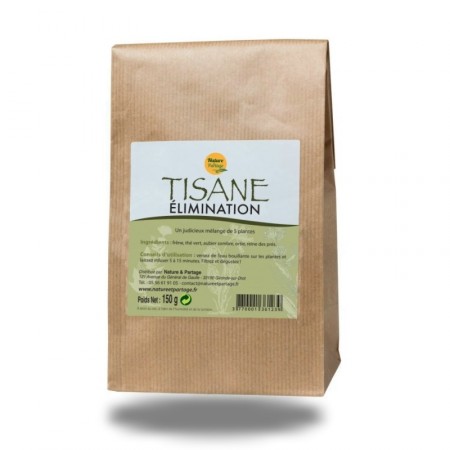 TISANE ÉLIMINATION - Diurétique et minceur- 150g - Nature et Partage