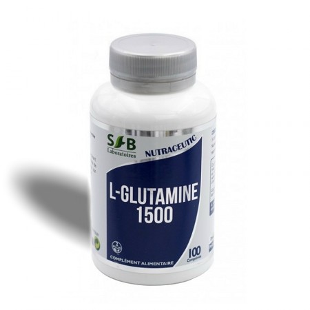 L - GLUTAMINE 1500 - 100 comp. Perméabilité intestinale - Sfb