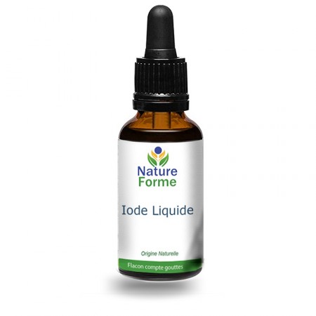 IODE LIQUIDE - Digestion, cerveau, coeur, thyroïde - Nature Forme- NATetLAB