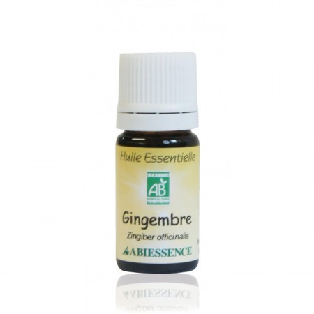 GINGEMBRE - 5ml Huile essentielle bio - Abiessence