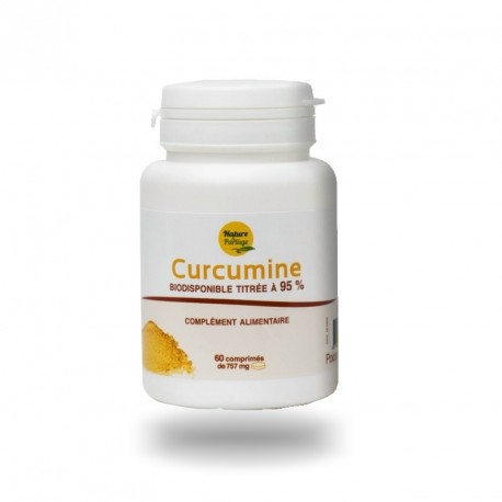 Achetez Curcumine - Titrée à 95% - 60 comprimés - Nature et Partage